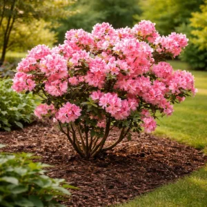 Azalee roz inflorita in ghiveci 16 cm 20-40 cm planta ornamentala exterior