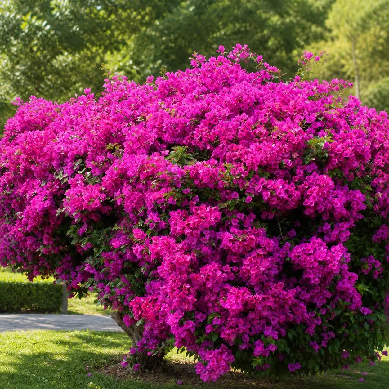 bougainvillea glob 20-30 cm floarea de hartie forma sferica ghiveci planta exotica terasa
