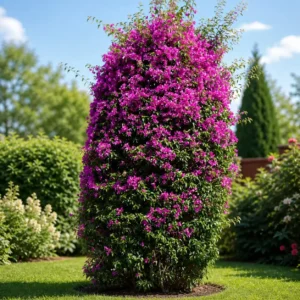 bougainvillea piramidala 60-80 cm floarea de hartie pe suport ghiveci planta exotica terasa