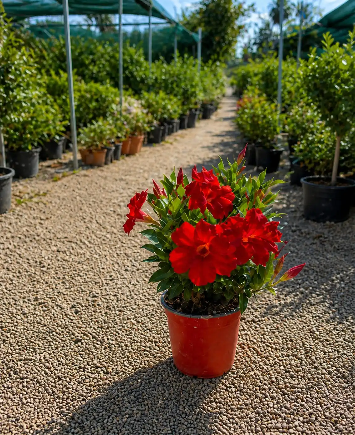 Dipladenia Rosie 20-30 cm ( Ghiveci ) - imagine 2