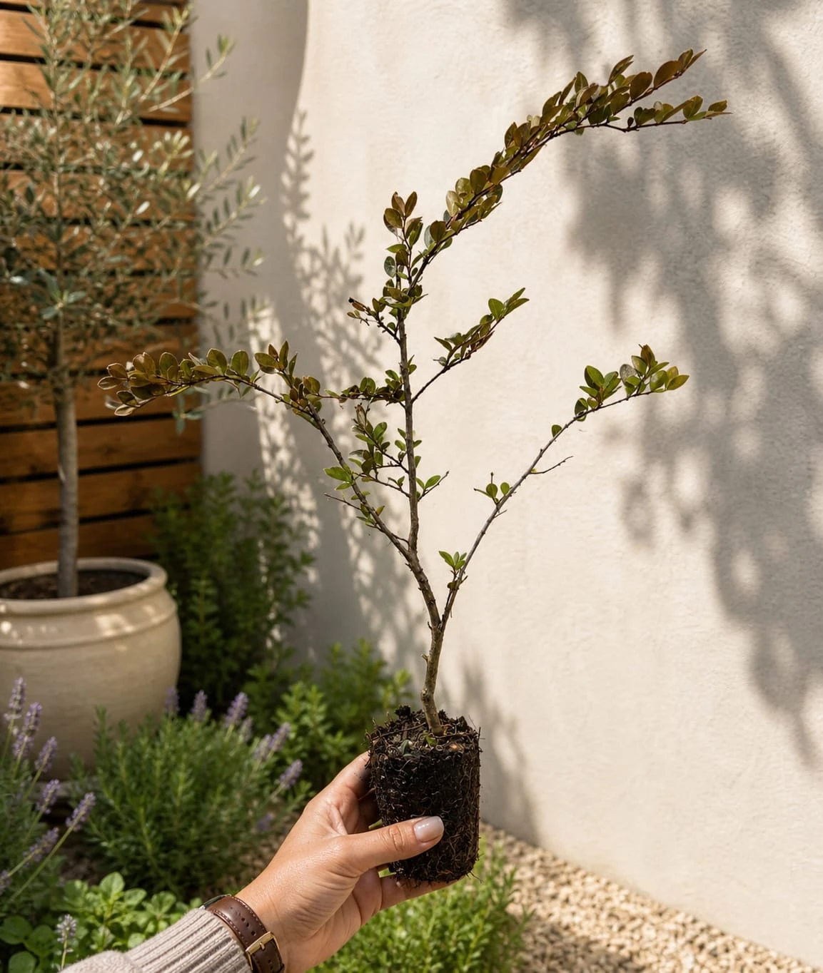 lagerstroemia acoma alba 30-50 cm liliac indian inflorit
